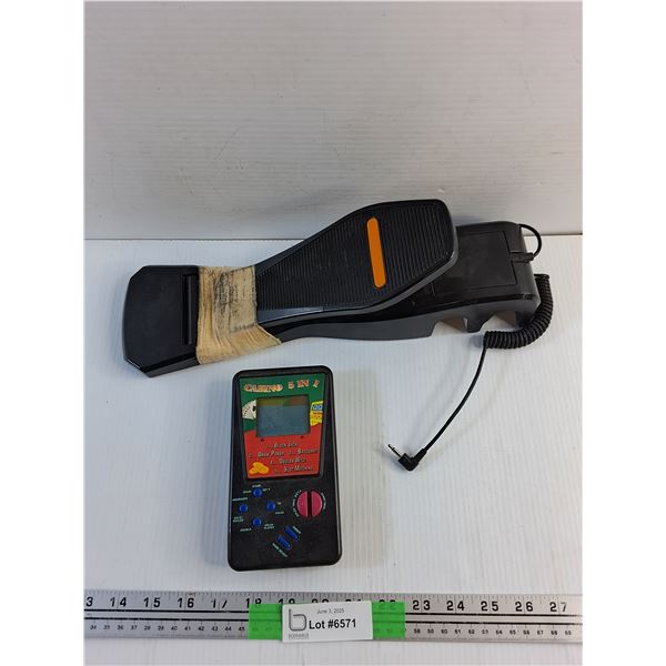 Drum Pedal and Casino 5 in 1 Game Console - As Is