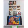 Image 1 : Gordie Howe Lot - (8) Hockey Cards & Hockey Card Box Bottom