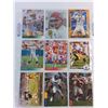 Image 2 : NFL Football (18) Card Lot - Joe Montana, Emmitt Smith, Dan Marino, Ruben Meyes, Ragnib Rocket Ismai