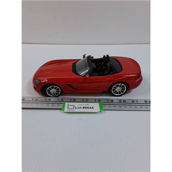 Dodge Viper Die Cast Model Car - 1:18 Scale