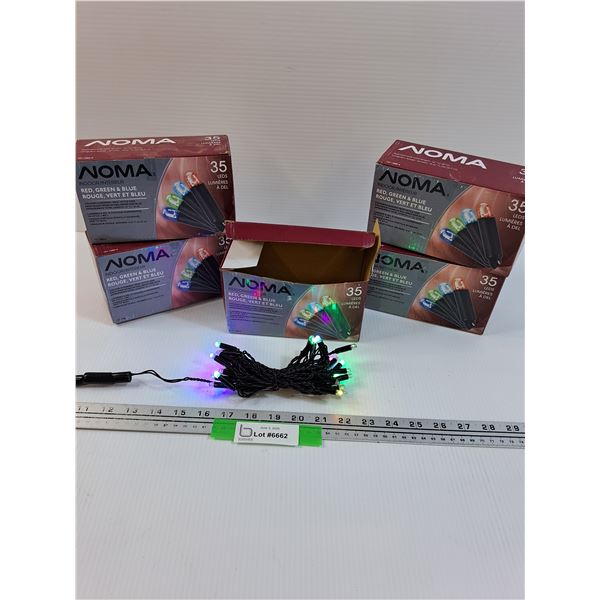 (5) Noma Indoor LED Christmas Lights - Works