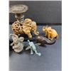 Image 3 : (7) Elephant Figurine Lot - Assorted Sizes
