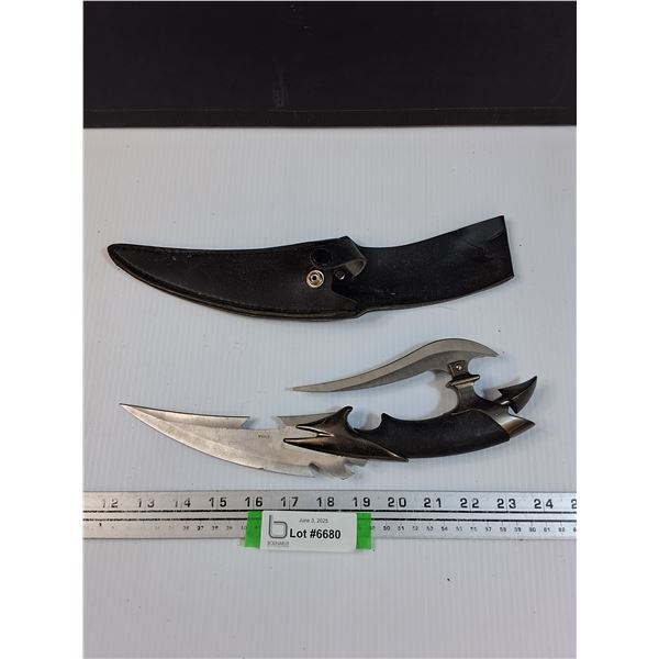 Decorative Knife w/Sheath - 6" Blade