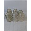 Image 2 : (10) Glass Insulators, Three Chipped