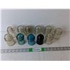 Image 1 : (11) Glass Insulators, Two Chipped