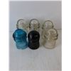 Image 2 : (11) Glass Insulators, Two Chipped