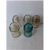 Image 3 : (11) Glass Insulators, Two Chipped