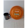 Image 3 : Vintage Lot- Crush Frisbee, McDonald's Playing Cards, Head to Head Football Game- As Is, Snap-On Mug