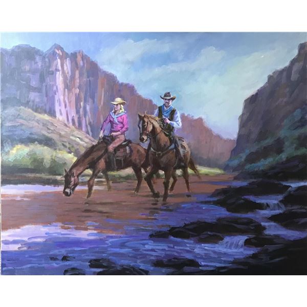 In the Canyon by Richard Ho, orig.