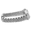 Image 8 : Rolex Ladies Stainless Steel Silver Index White Gold Fluted Bezel Date Watch