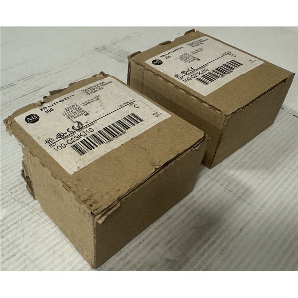 (2) Allen-Bradley #100-C23*10 Contactors