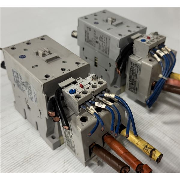 (2) Allen-Bradley #100-C85D*00 Contactors
