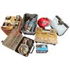 Image 1 : Group - Assorted LED Lights, Helmet, DeWalt Organizer, Filters, Etc.