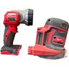 Image 2 : 2 Pc - Milwaukee M18 Cordless Sander & Flashlight