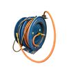 Image 1 : Coxreels Wall Mounted Retractable Hose Reel w/ Electrical & Pneumatic Hoses