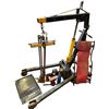 Image 1 : Mechanic's Special Cherry Picker Engine Hoist w/ Creeper, Stool, Misc. Jacks, Etc.