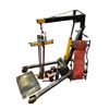 Image 2 : Mechanic's Special Cherry Picker Engine Hoist w/ Creeper, Stool, Misc. Jacks, Etc.
