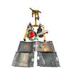 Image 1 : Mechanic's Special Engine Stand, Jacks, Wheel Dollies, Slab Dolly, Hitch Lock Etc.