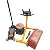 Image 1 : Mechanic's Special  Engine Stand Floor, Jack Rolling Stool, Trailer Hitch, and Ramp