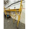 Image 2 : 2 Rolling Adjustable Scaffolding Units w and Bin Contents