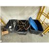 Image 4 : 2 Rolling Adjustable Scaffolding Units w and Bin Contents