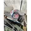 Image 2 : Pallet Lot: Rols of Duct Tape, PPE Mask, Camp Chair, Coolers, Refrigerant Recharger Old ToolBox