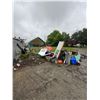 Image 1 : Mixed Lot: Copper Wiring, Door, Roof Rack Attachment Coolers, Castors and More