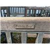 Image 3 : Eight Berkeley Forge, cast-iron and wooden benches with spare ends