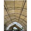 Image 2 : Huge Covered Storage Quonset Steel Framed Building 23x11.5x6m