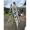 Image 2 : 2 Pc Ladder set: Folding and Extandable