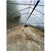 Image 2 : Large Quonset Greenhouse Oustisde Covered Storage Out Building 23x7.75x3.5m.