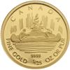 Image 1 : 2005 50¬¢ Voyageur Design by Emanuel Hahn, 70th Anniversary - Pure Gold Coin.  Tax Exempt.