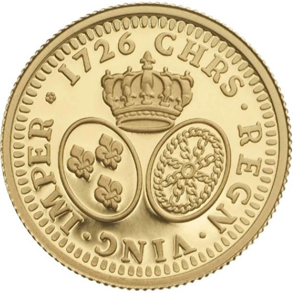 2007 $1 1726 Louis d'or Aux Lunettes - Pure Gold Coin.  Tax Exempt.