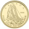 Image 1 : 2012 50¬¢ The Bluenose - Pure Gold Coin.  Tax Exempt.