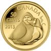 Image 1 : 2013 50¬¢ Canadian Inuit Art - Pure Gold Coin.  Tax Exempt.