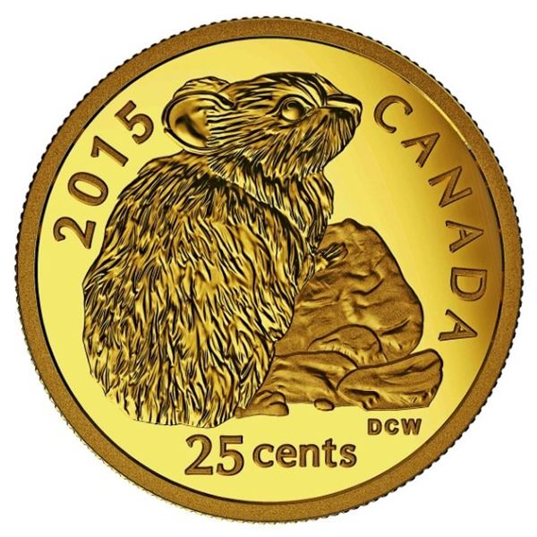 2015 25¬¢ Rock Rabbit - Pure Gold Coin.  Tax Exempt.