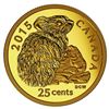 Image 1 : 2015 25¬¢ Rock Rabbit - Pure Gold Coin.  Tax Exempt.