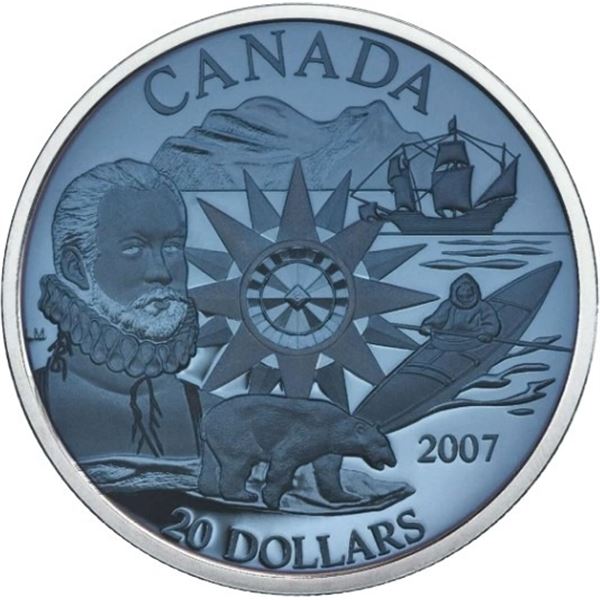 2007 $20 Polar Year: Plasma - Sterling Silver Coin.
