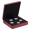 Image 1 : 2009 $15 Vignettes of Royalty- Sterling Silver 5- Coin Set in Display Case.