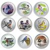 Image 1 : 2011 25¬¢ Barn Swallow, Black Capped Chickadee, 2012 Rose Breasted Grosbeak, 2013 Wood Duck, Barn Ow