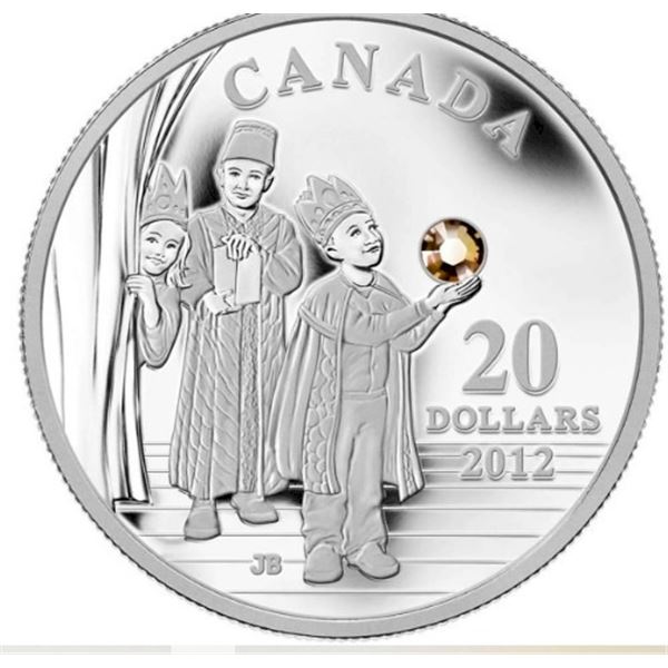 2012 $20 Fine Silver Coin- The Three Wise Men.