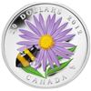 Image 1 : 2012 $20 Fine Silver Coin-Aster and Bumble bee.
