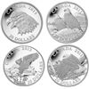 Image 1 : 2013 $20 Fine Silver The Bald Eagle, Portrait of Power, Lifelong Mates, Mother Protecting Her Eaglet