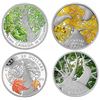 Image 1 : 2013 $20 Maple Canopy: Autumn, Spring, 2014 $20 Spring Splendour, & Autumn Allure - Lot of 4 Pure Si