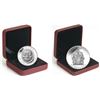Image 1 : 2013 $25 Grandmother Moon Mask & 2016 $25 The Coat of Arms of Canada - Pure Silver Coin.  Lot of 2 p