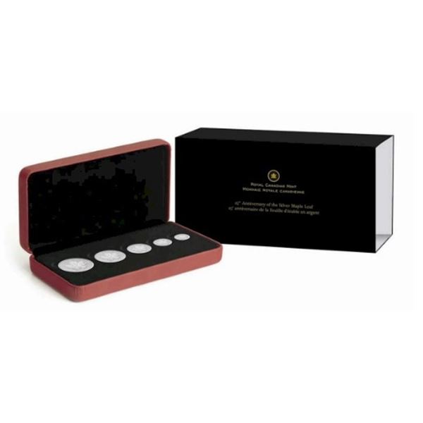 2013 Fine Silver Maple Leaf Fractional Set.