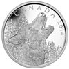 Image 1 : 2014 $125 Howling Wolf - Pure Silver Coin.  Tax Exempt.