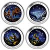Image 1 : 2015 $25 Star Charts: The Great Ascent, The Eternal Pursuit, The Quest & The Bear - Lot of 4 Pure Si