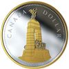 2018 $1 Renewed Silver Dollar: The National War Memorial - Pure Silver Coin.  Tax Exempt.