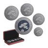 Image 1 : 2019 Fine Silver Maple Leaf Fractional Set-A Bicentennial Celebration.